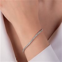 Bracciale Mirco Visconti Donna Bracciale tennis donna in Oro bianco NL1/40 - NL1/40